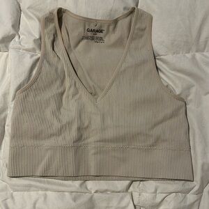 Garage athletic crop top
